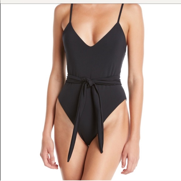 Mara Hoffman Other - Mara Hoffman high cut belted swim suit.